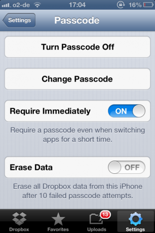Dropbox - yksi pakollisista sovelluksista, jos sinulla on iPhonen pudotuslaatikon salasana