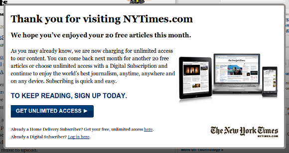 nyt paywall