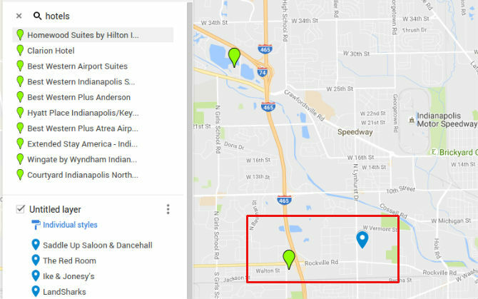 Google Maps -kerroshotellit Lisää