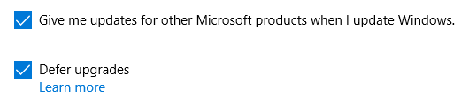 Windows 10 Lisäasetukset