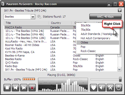 Internet-radioasemien luettelo