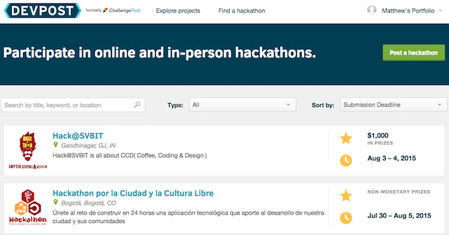 hackathon-devpost-lista