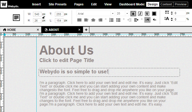 Webydo-tekstinmuokkausohjelma