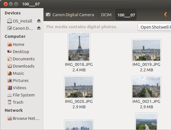 digitaalikamera linux