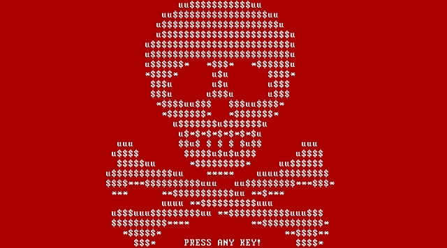 petya ransomware -lukitusnäyttö