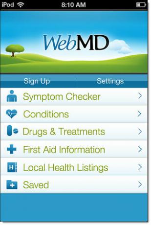 webmd-sovellus