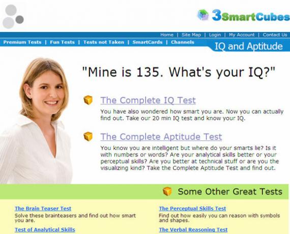 10 verkkosivustoa, joissa on hauskoja testejä IQ IQ Test02: n mittaamiseksi