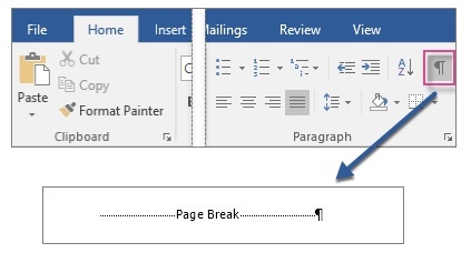 Microsoft Word 2016 - sivunvaihto