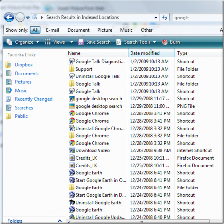 Windows-työpöydän hakutyökalut