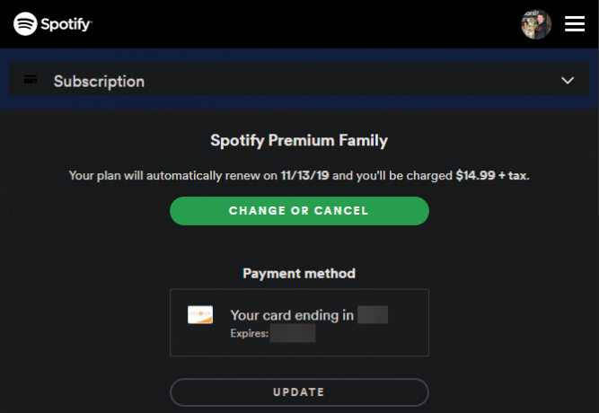 Spotify Premium-tilaus