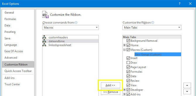 excel lisää makro