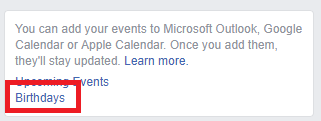 Synkronoi Facebook ja Google-kalenteri et koskaan unohda syntymäpäiviä facebook syntymäpäivä