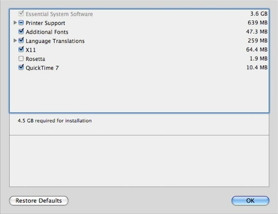 Päivitys Snow Leopardiin ja mitä sinun pitäisi tietää [Mac] SL install 4