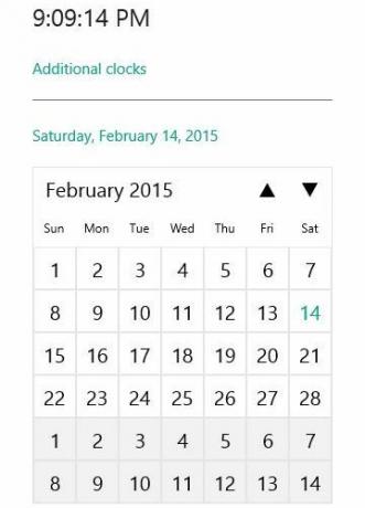 Windows 10 -kalenteri ja -kello