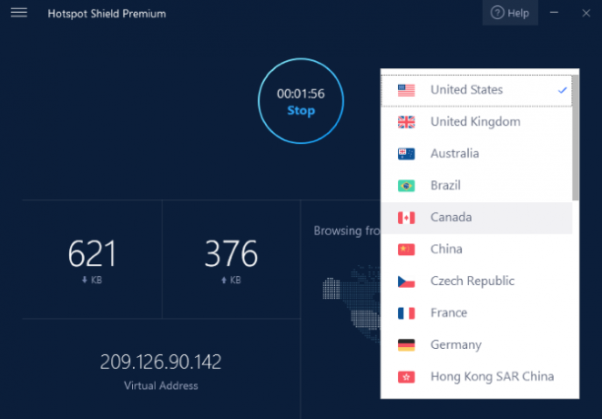 Hotspot Shielf tarjoaa VPN-palvelimia 25 maassa