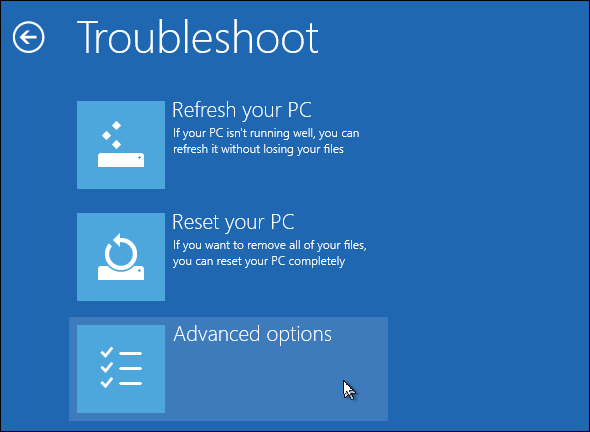 korjaa Windows 8 käynnistys