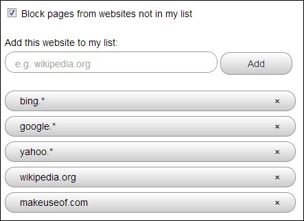 Chromen sallittu luettelo: määritä, minkä verkkosivustojen pitäisi olla käytettävissä Google Chrome Blockista
