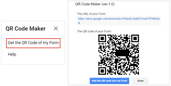google muodostaa qr-koodinmuodostajan