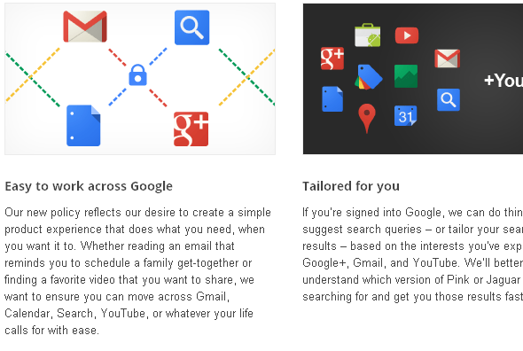 Google asettaa yhdistämään kaikki palvelunsa yhden massiivisen tietosuojakäytännön mukaisesti [uutiset] googlepolicychange