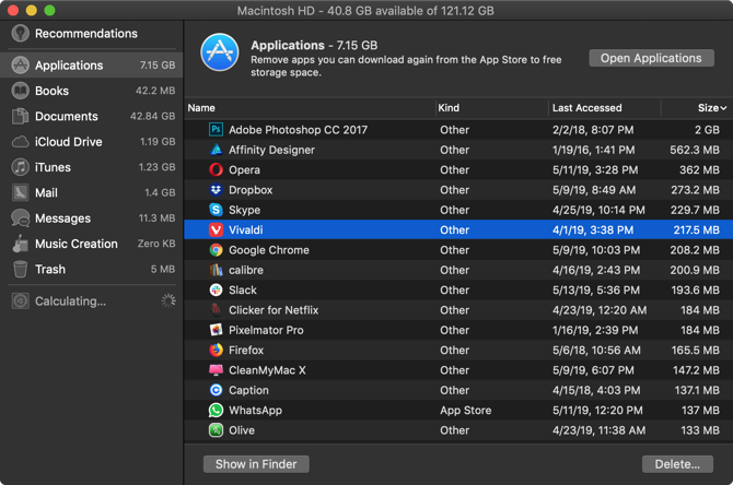 Mac Poista sovellukset