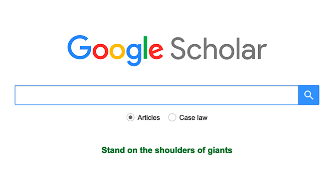 Google Scholar -koti