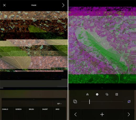 glitch art -sovellukset iphone - Glitché