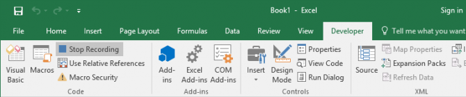 kuinka tallentaa makro excel 2016: ssa