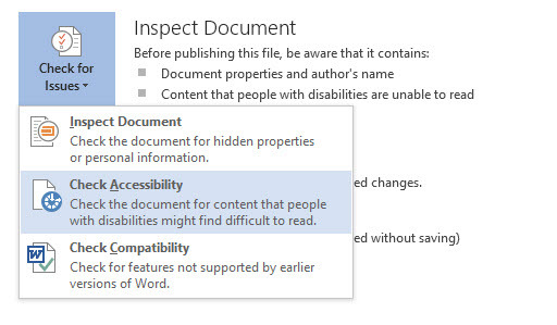 Microsoft-Office-saavutettavuusongelmat