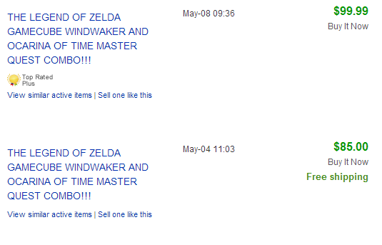 Zelda Wind Waker ja Ocarina Master Quest Combo _ eBay