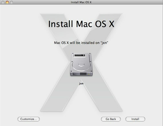 Päivitys Snow Leopardiin ja mitä sinun pitäisi tietää [Mac] SL install 3