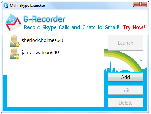 Useiden Skype-tilien suorittaminen Multi Skype Launcher -sovelluksella [Windows] 3 msl