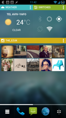 Chameleon Launcher Android-puhelimille tarjoaa kontekstipohjaisia aloitusnäyttöjä ja suuria, kauniita widgetejä Chameleon Android 11
