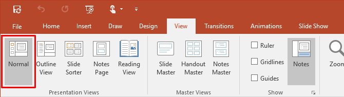 Kuinka näyttää nykyinen päivämäärä ja aika PowerPoint-esityksessä PowerPoint 2016 View Normal 670x189