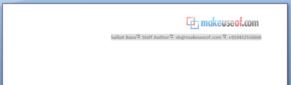 Kuinka luoda mukautettuja paperitavaroita nopealla kirjelomakkeella Microsoft Word 2007 MSWord04: ssä