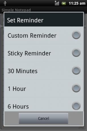 Suojattu ja todella yksinkertainen muistiinpano yksinkertaisella muistikirjalla [Android 2.2+] yksinkertainen notepad03