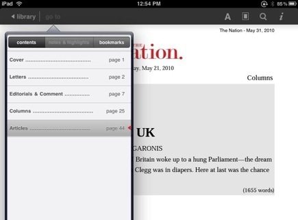 Barnes & Noble eReader - parempi kuin iBook ja Kindle melkein kaikilla tavoilla [iPad] barnsnoblereader 1