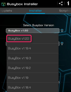 busybox-asennusohjelma