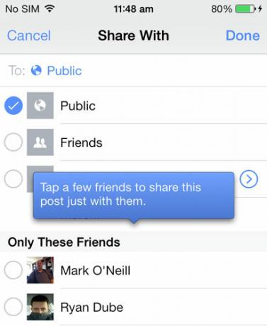 Facebook iOS -sovellus - Jaa valokuvia