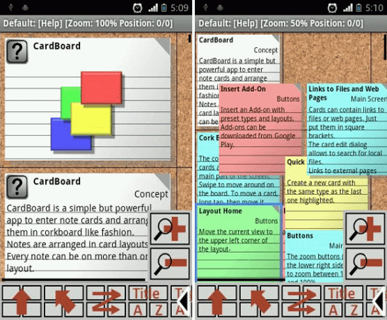 Android-sovellukset-indexcards