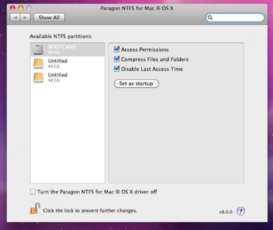 Maailman nopein NTFS-ohjain Mac OS X: n [Giveaway] -asetuksiin