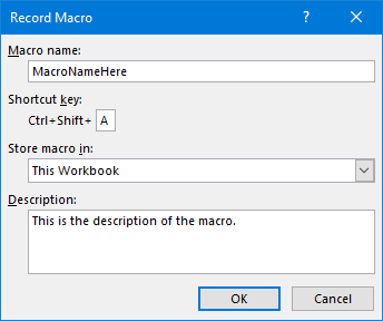 kuinka tallentaa makro excel 2016: ssa