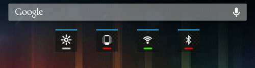 kytke widgetit androidille