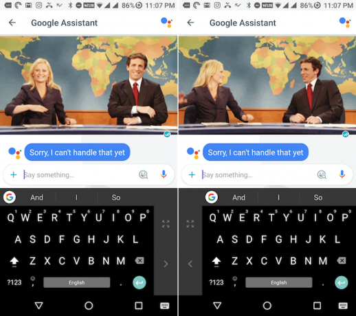 gboard yhden käden tila