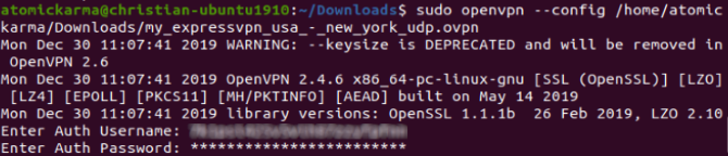 Kuinka asentaa VPN-asiakasohjelma Ubuntu Linux vpnp linux vpn openvpn -asetuksiin