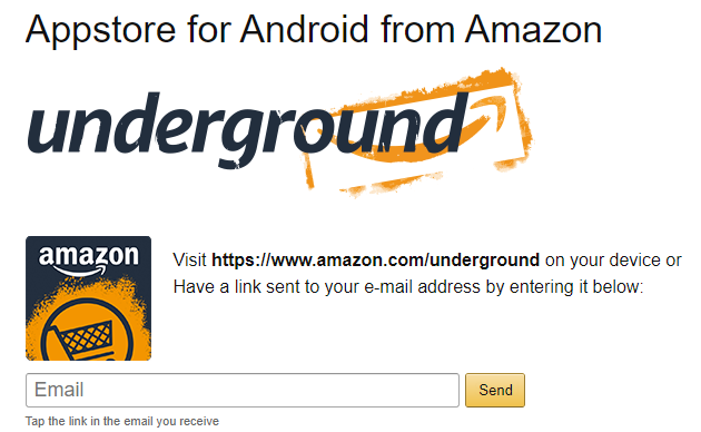 Amazon Appstoren asentaminen Android amazon Appstore -sähköpostiin