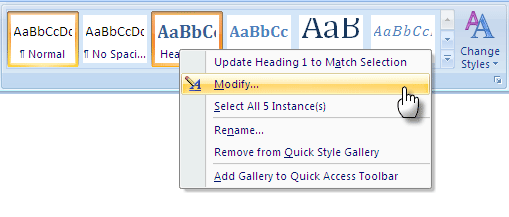 Kuinka luoda ääriviivat ja järjestää asiakirja MS Word 2007 Outline06: ssa