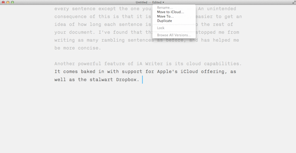 iA Writer Macille ja iOS: lle: Paras tekstinkäsittelyohjelma, jota et ole koskaan käyttänyt 21