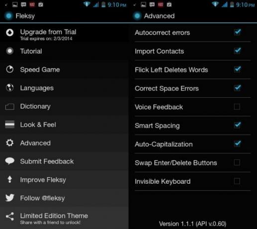 Fleksy-for-Android-asetukset-muokkaus